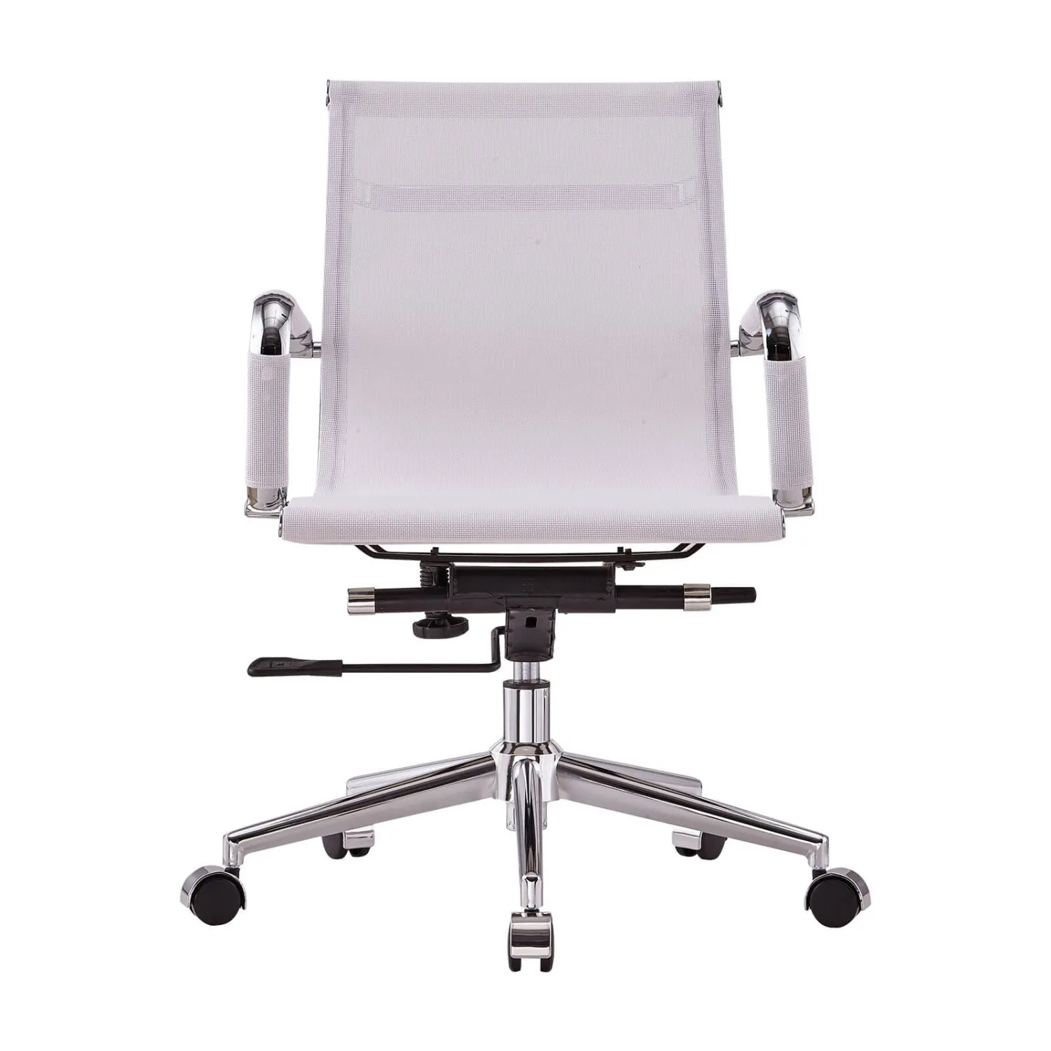 Chaise de bureau édition fixe à dossier bas en maille