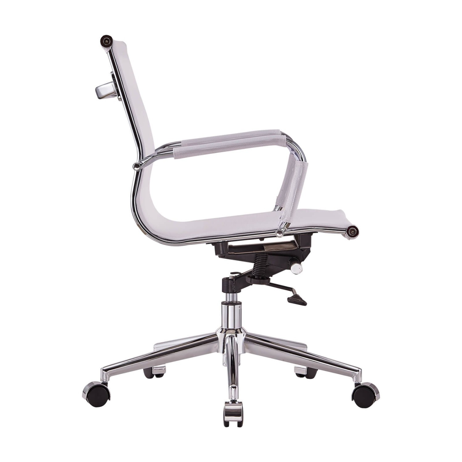 Chaise de bureau édition fixe à dossier bas en maille