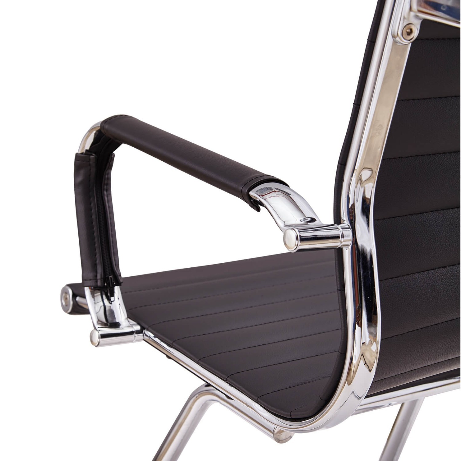 Silla Oficina Alu Lowback Fixed Edition en Polipiel