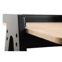 Pop Desk Table with Lacquered Legs in a modern style