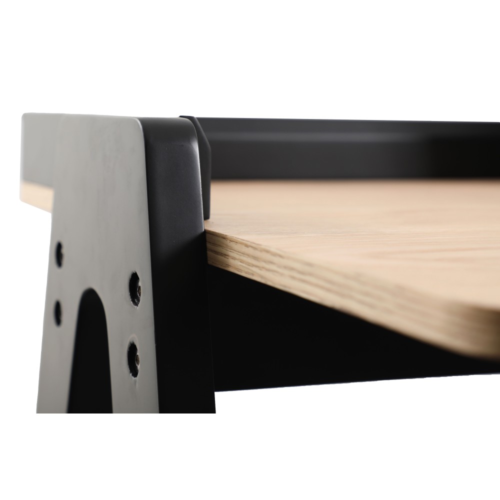 Table de bureau Pop avec pieds laqués dans un style moderne