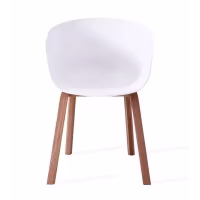 Chaise nordique Daxer en bois de hêtre de style nordique