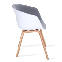 Silla Nórdica Tapizada en Algodón