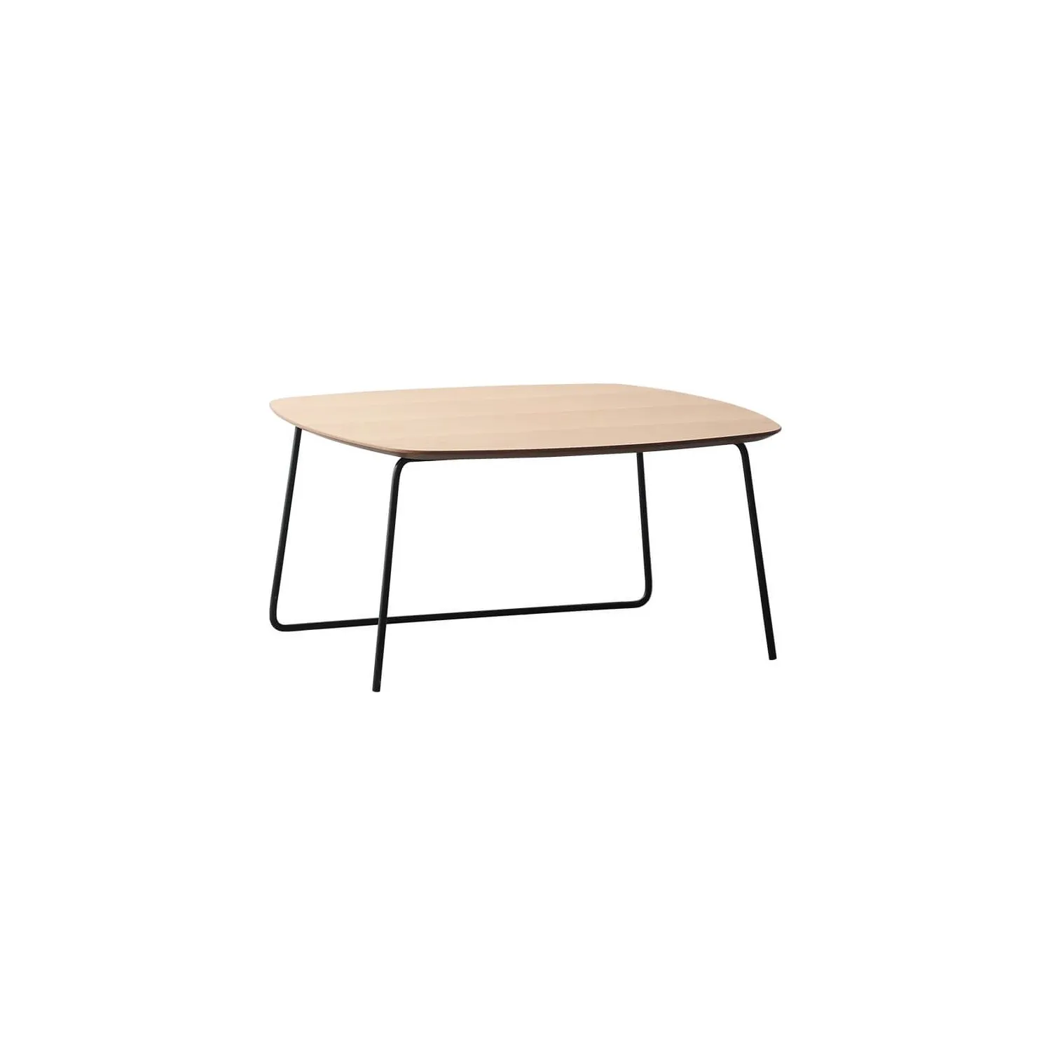 Table Basse Carrée 80x80cm en Bois de Chêne