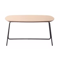 Table Basse Carrée 80x80cm en Bois de Chêne