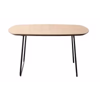Table Basse Carrée 80x80cm en Bois de Chêne
