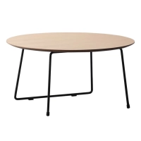 Ronde salontafel 80 cm in eikenhout