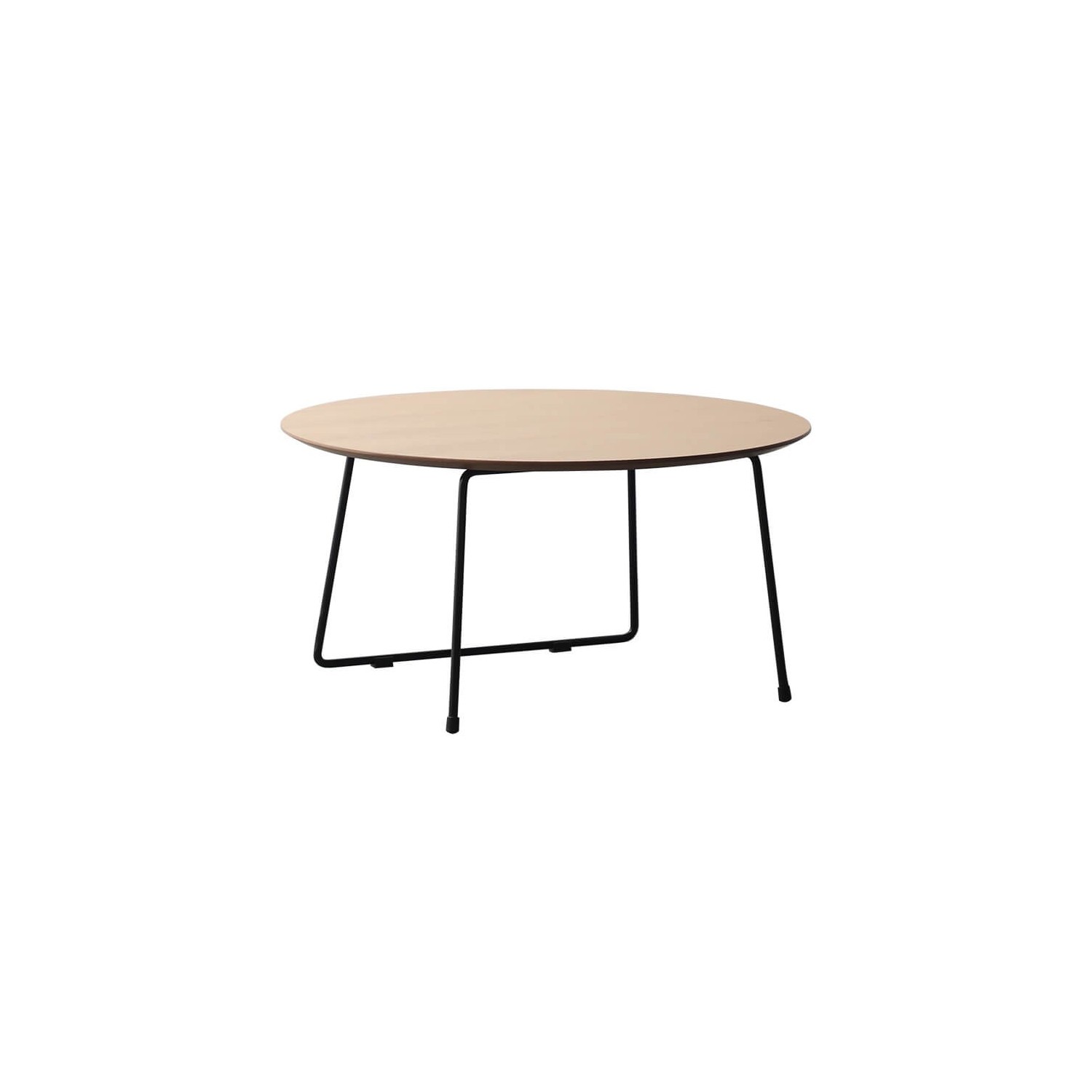 Pyöreä sohvapöytä 80cm tammipuuta