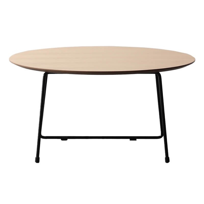Runder Couchtisch 80 cm aus Eichenholz