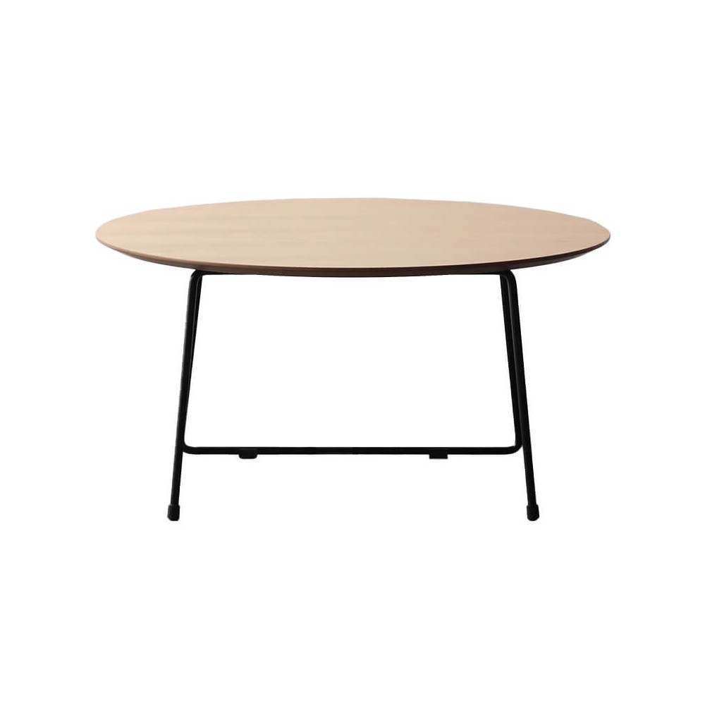 Table Basse Ronde 80cm en Bois de Chêne