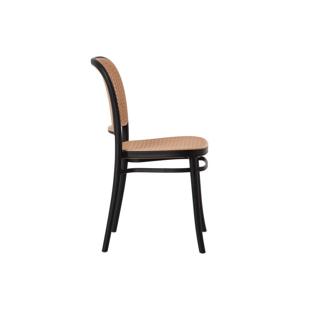 Chaise d'extérieur en rotin synthétique