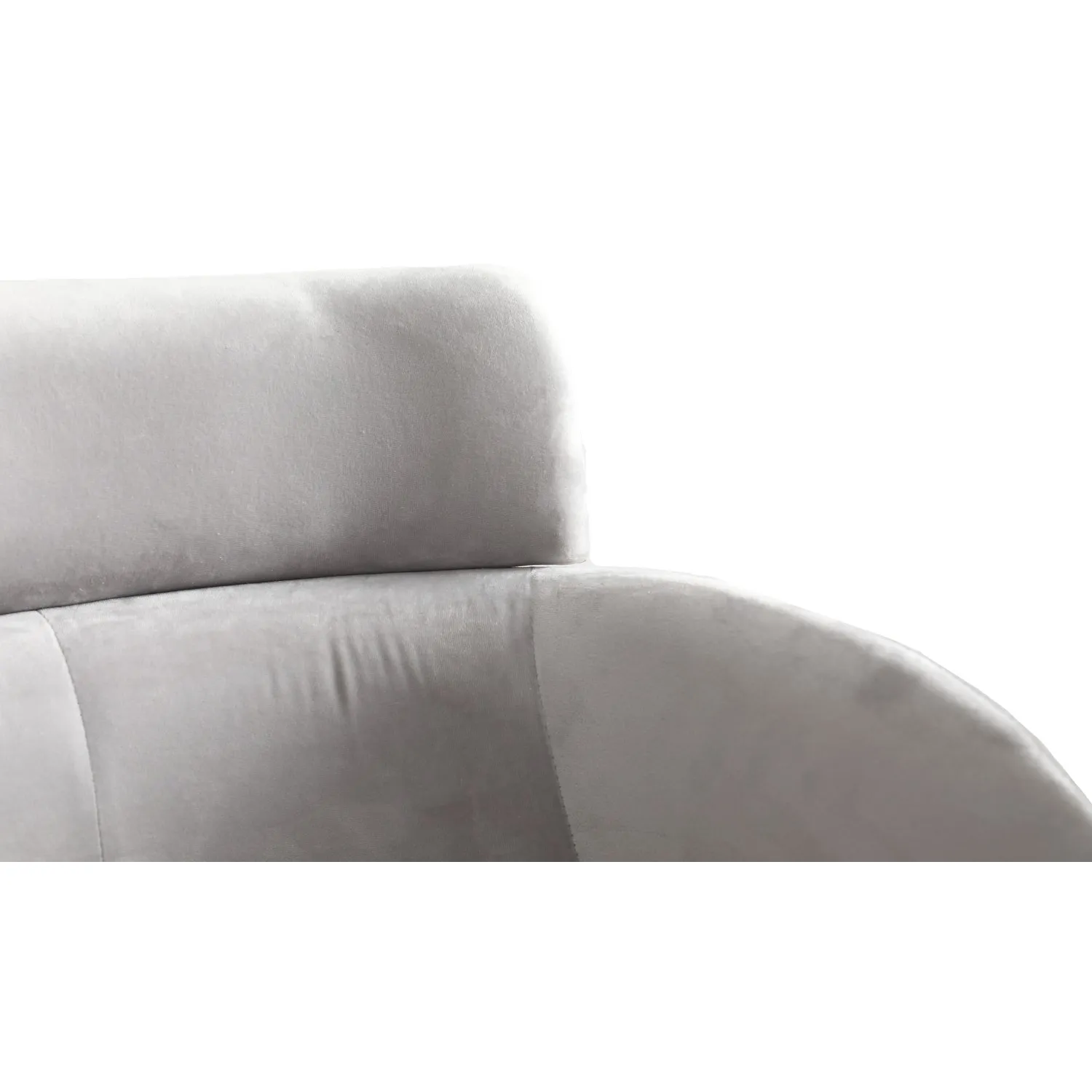 Tabouret haut rembourré avec pieds dorés