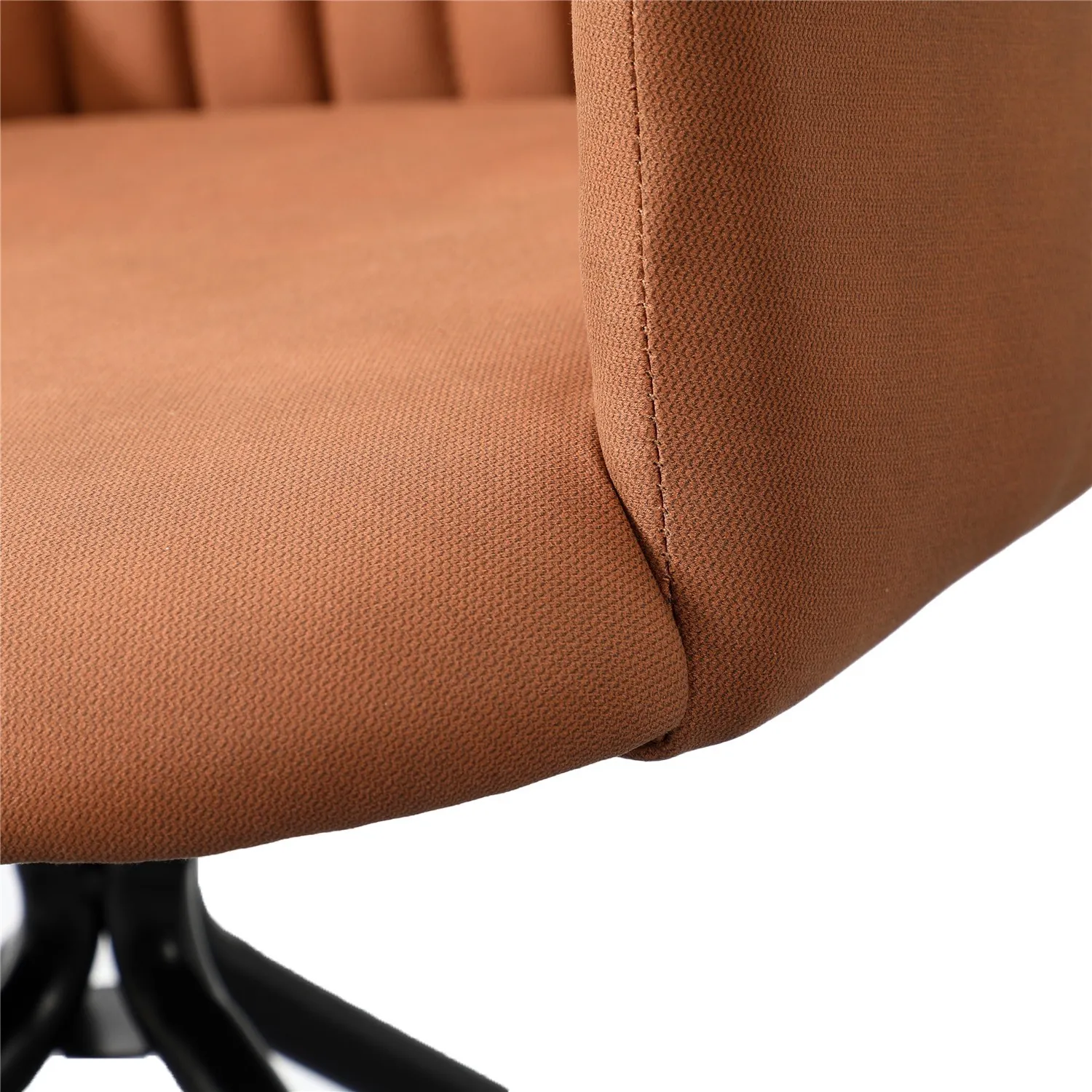 Chaise de bureau rembourrée de style vintage 