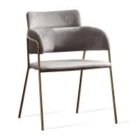 Sedia imbottita in stile vintage
