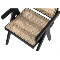 Replica Chandigarh Stuhl mit Armlehnen von Designer Pierre Jeanneret 