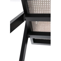 Réplique de la chaise Chandigarh avec accoudoirs du designer Pierre Jeanneret 