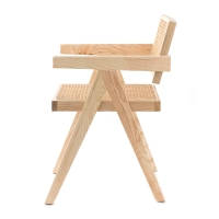 Replica Chandigarh stol med armar av designern Pierre Jeanneret 