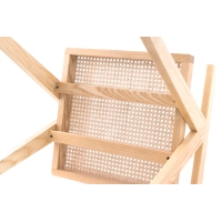 Replica della sedia Chandigarh con braccioli del designer Pierre Jeanneret 