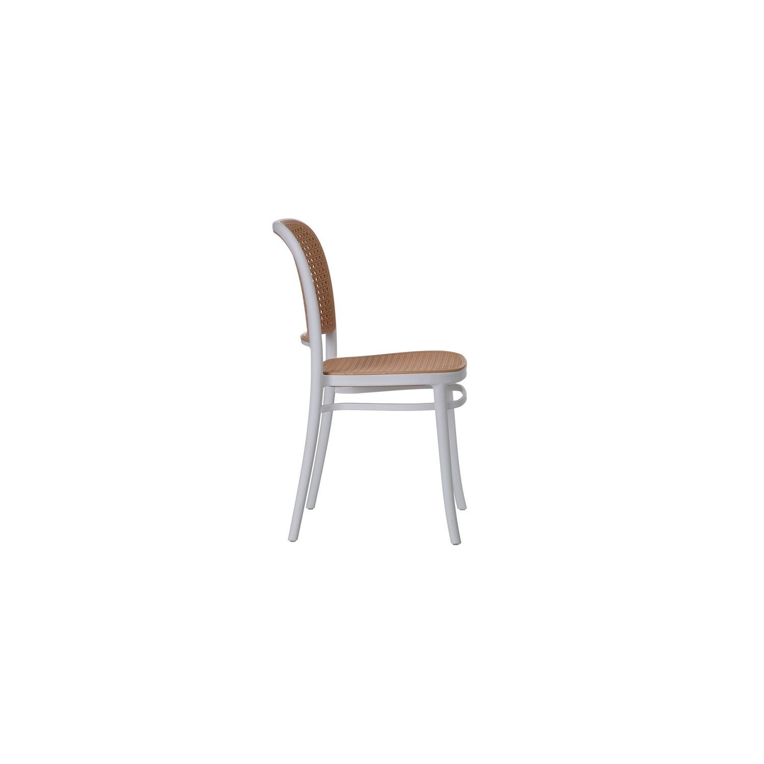 Chaise d'extérieur en rotin synthétique