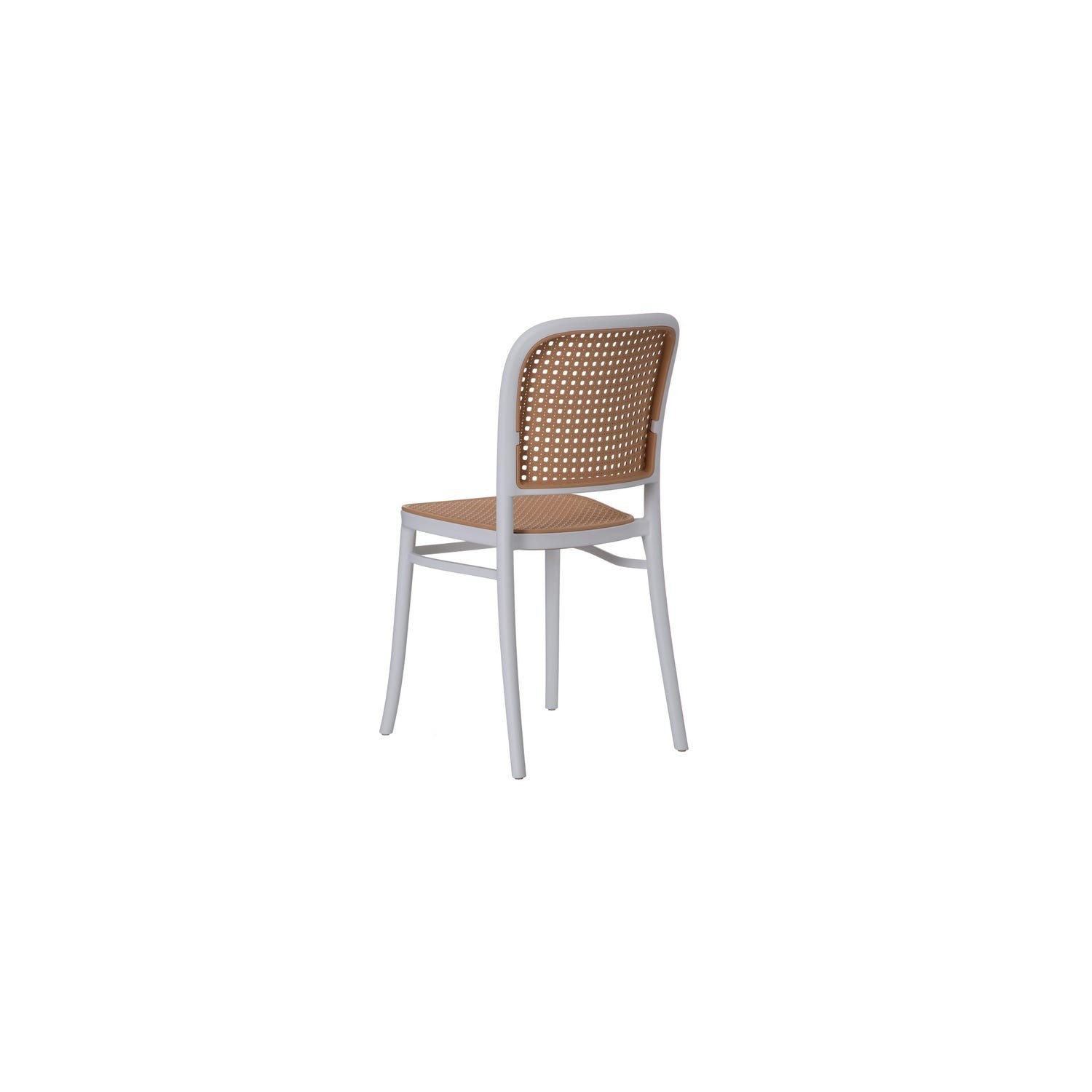 Chaise d'extérieur en rotin synthétique