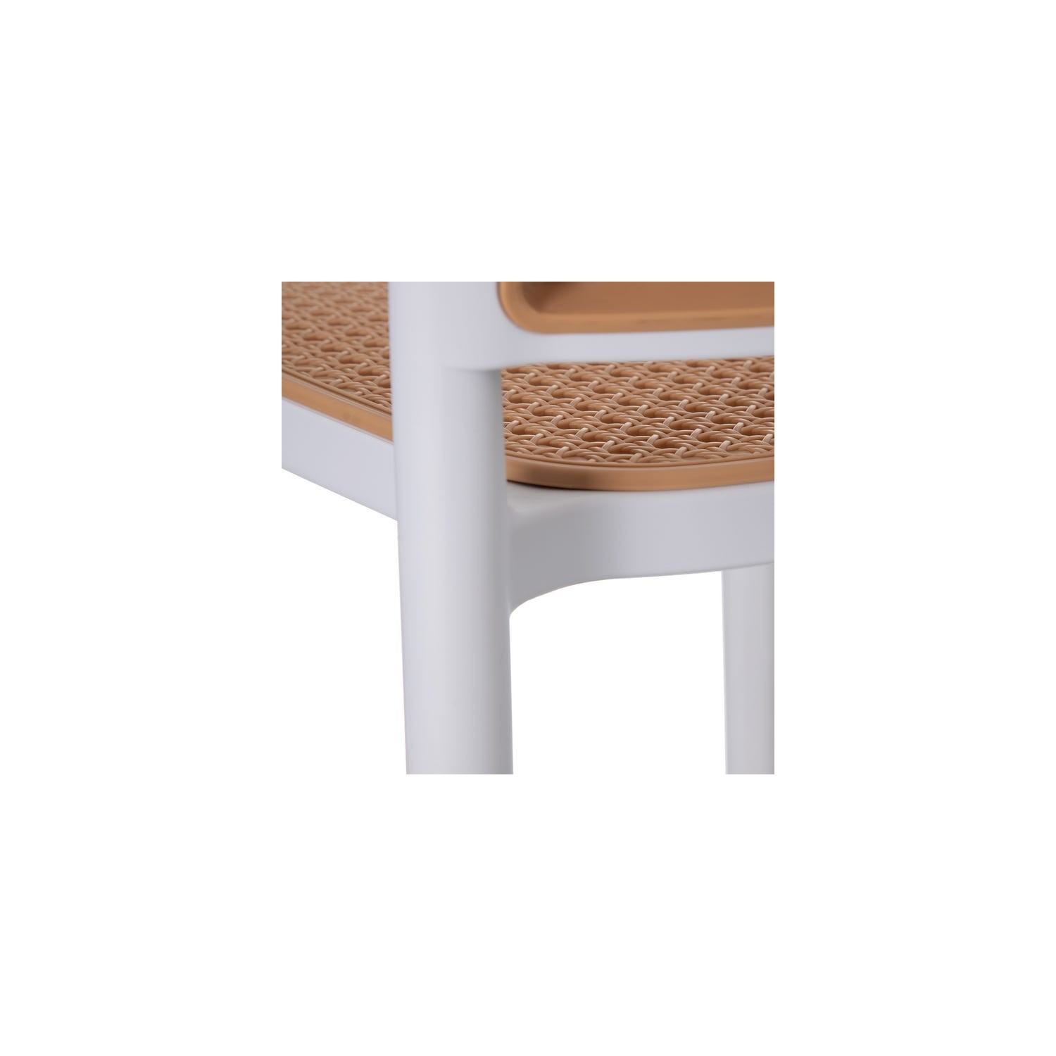 Chaise d'extérieur en rotin synthétique