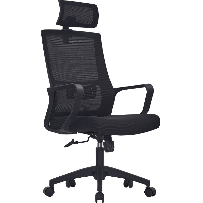 Silla Oficina Mesh Highback Black Edition en Malla de Fibra