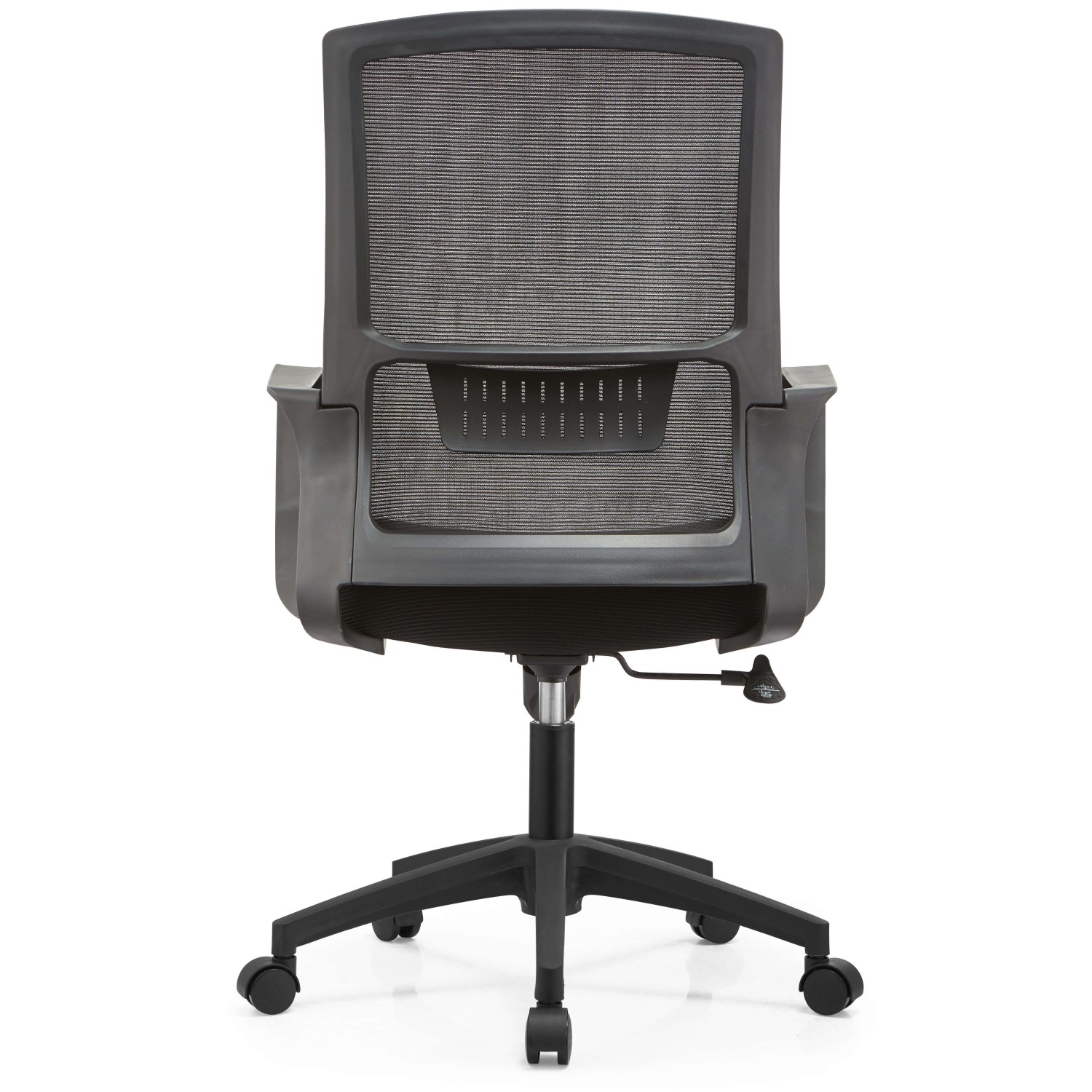 Bürostuhl mit schwarzen Armlehnen