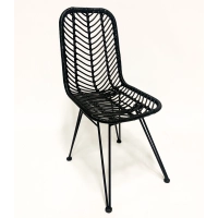 Cadeira Le Midi em rattan adequada para exterior