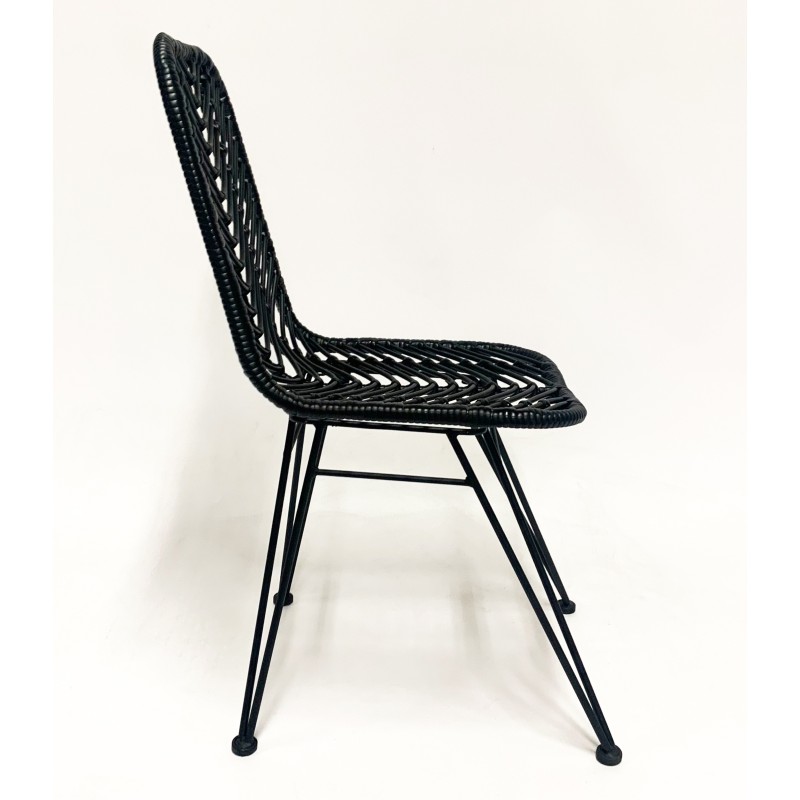 Chaise Le Midi en rotin parfaite pour l'extérieur