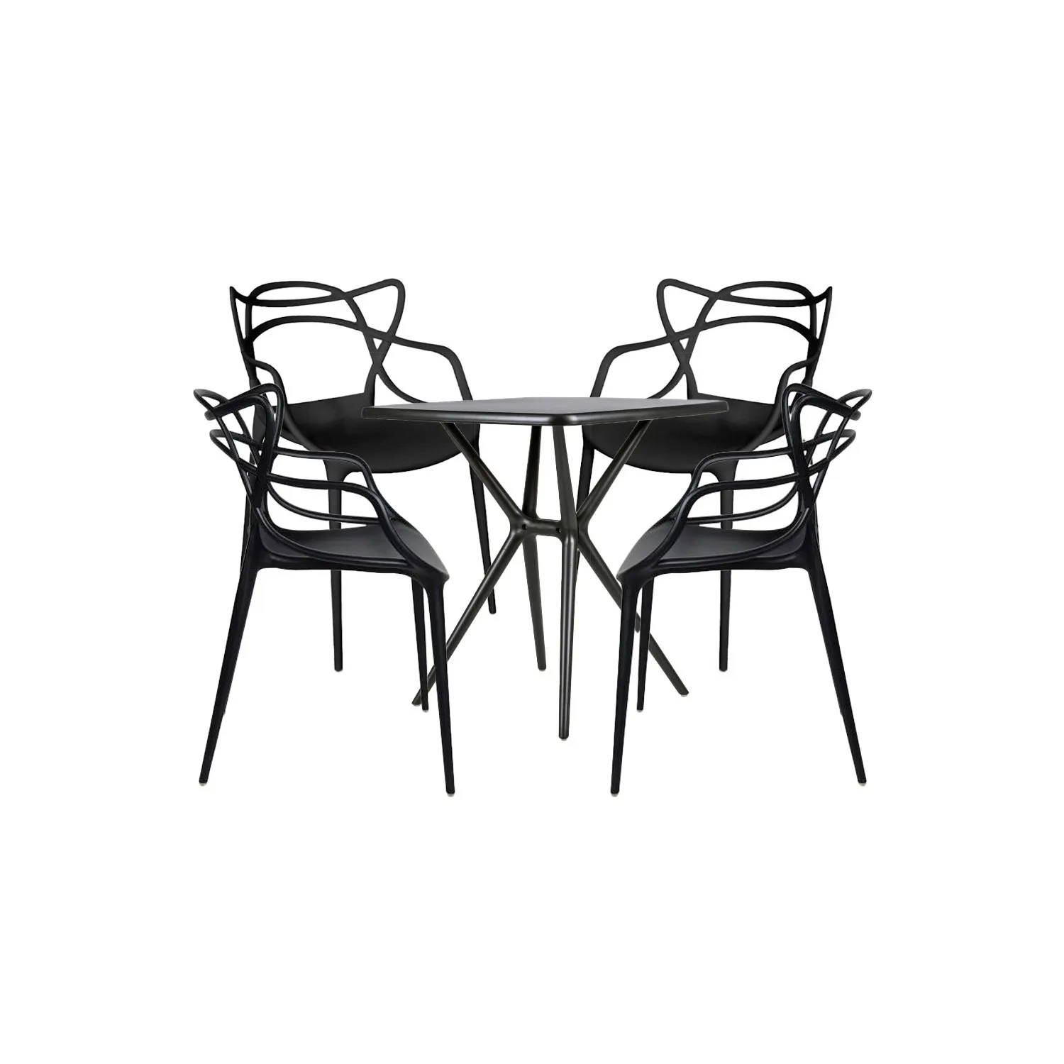 Chaise et table de jardin Moises