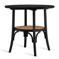 Table Vintage Oldhouse en Rotin Naturel et Bois de Frêne