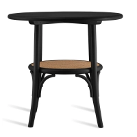 Table Vintage Oldhouse en Rotin Naturel et Bois de Frêne