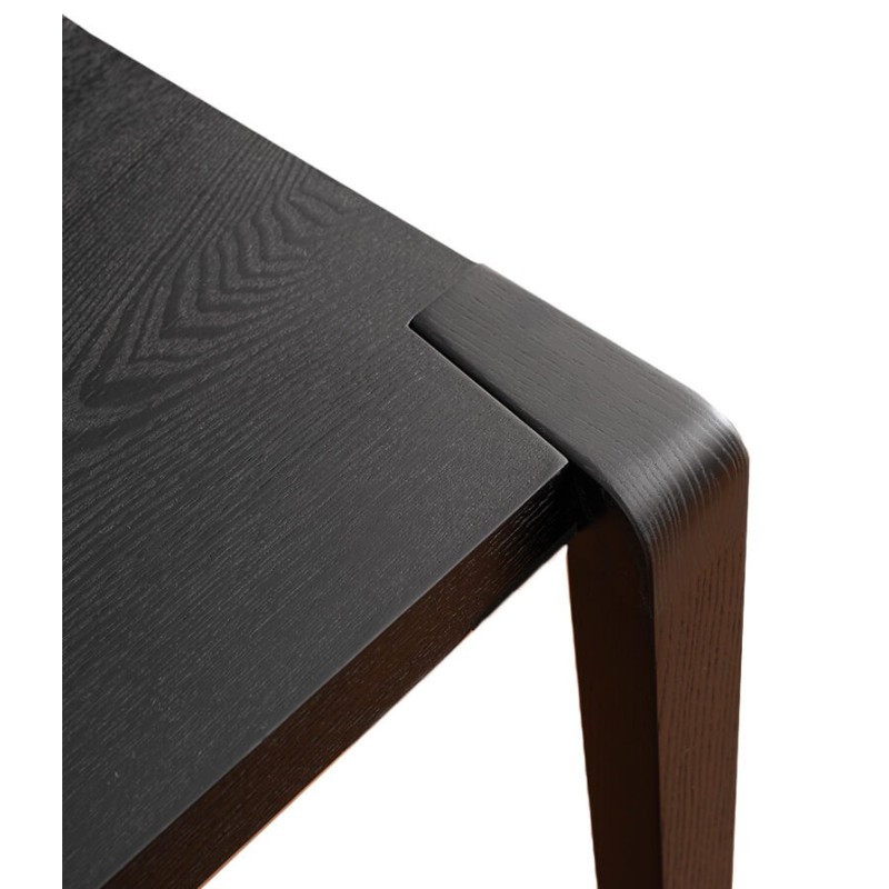 Inmod rectangular wooden dining table