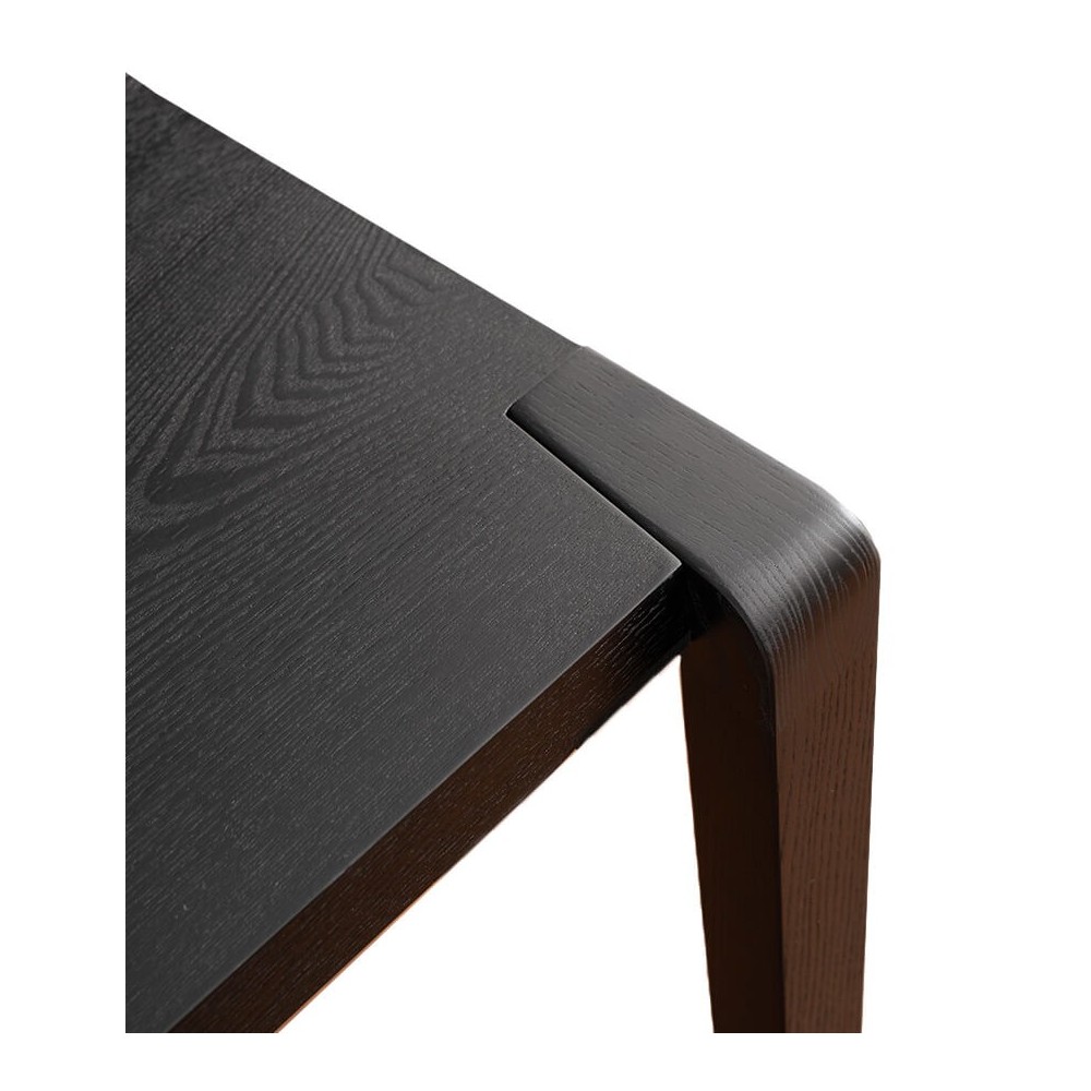 Table à manger rectangulaire en bois Inmod