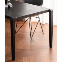 Inmod rechthoekige houten eettafel