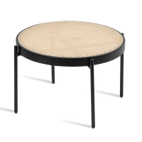 Mesa auxiliar North en ratán de 65cm