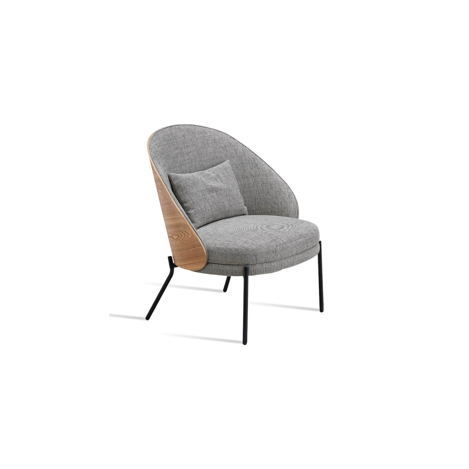 Poltrona Nordic Earth con cuscino in cotone