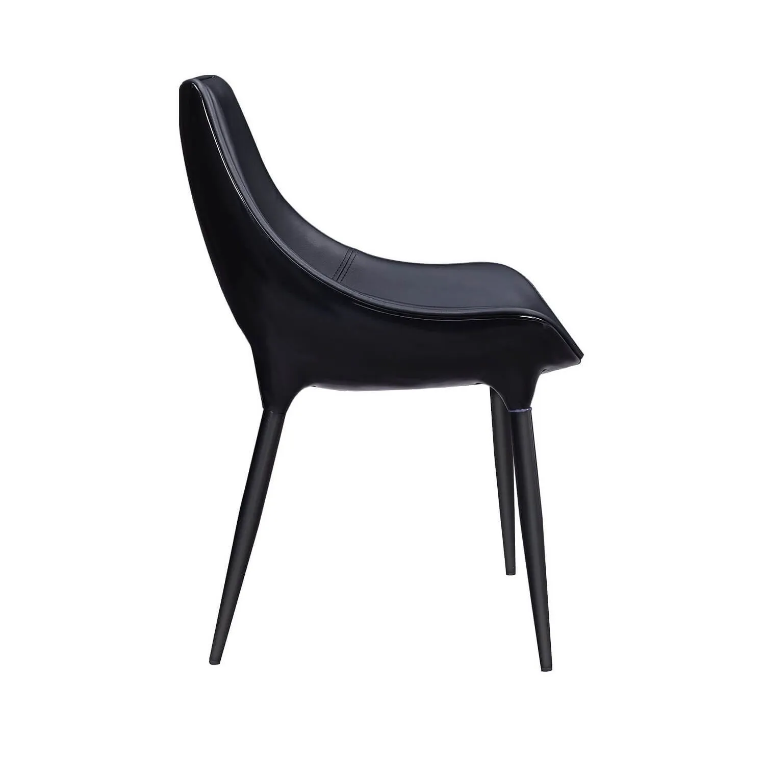 Chaise Olaan recouverte de simili cuir