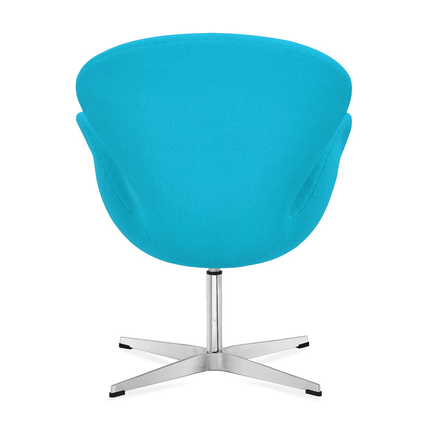 Réplica de la silla Swan en cachemir de Arne Jacobsen