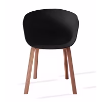 Chaise nordique Daxer en bois de hêtre de style nordique