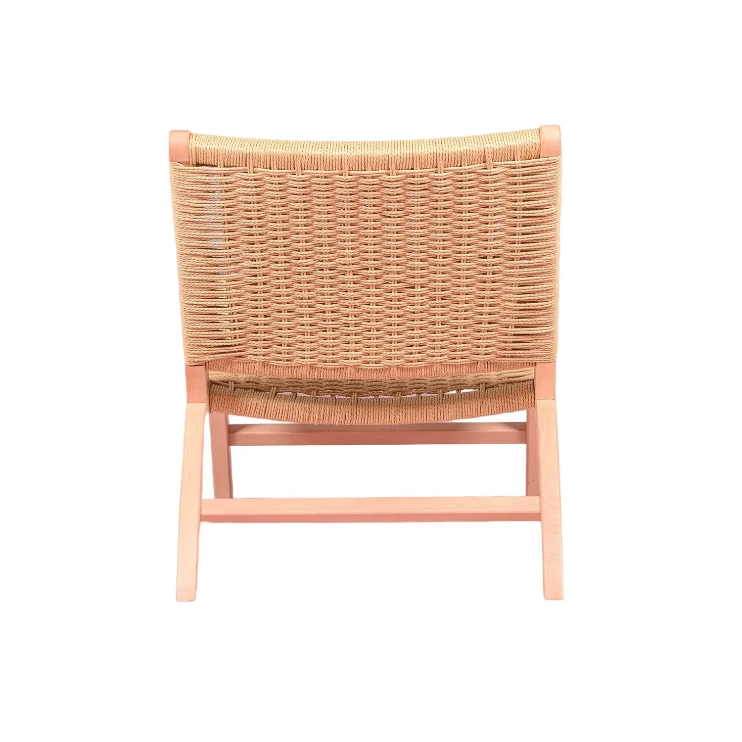 Fauteuil Nordic Forest en bois de hêtre et corde naturelle