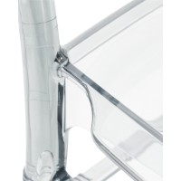 Pack Ghost Tisch 120cm und 4 Stühle Felipe Ghost