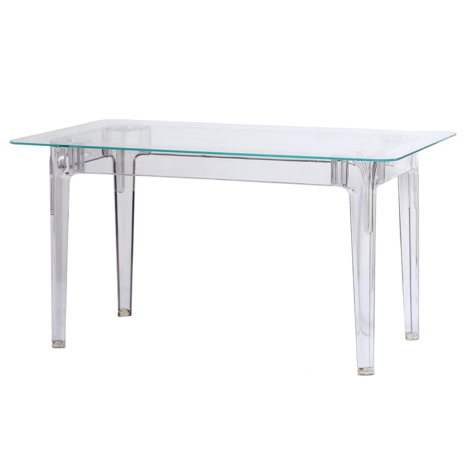 Pack Ghost Tisch 120cm und 4 Stühle Felipe Ghost