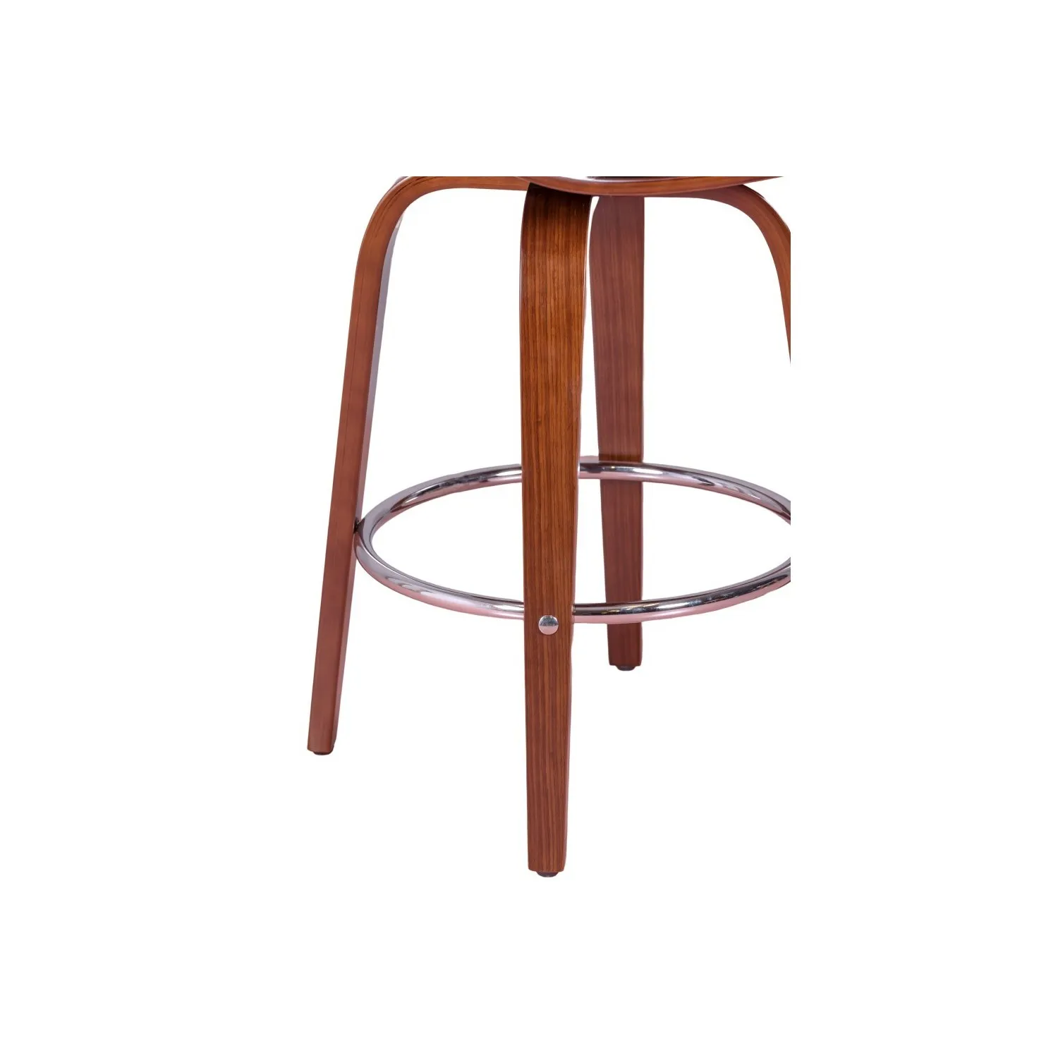 Tabouret Burrow avec coussin en similicuir
