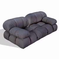 Canapé modulable 2 pièces Laurel avec accoudoirs