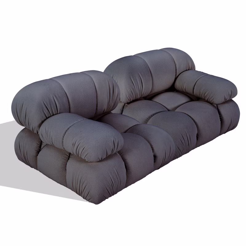 Canapé modulable 2 pièces Laurel avec accoudoirs
