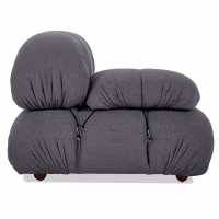 Canapé modulable 2 pièces Laurel avec accoudoirs