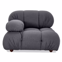 Canapé modulable 2 pièces Laurel avec accoudoirs