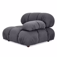 Canapé modulable 2 pièces Laurel avec accoudoirs