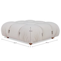 Laurel 2-delad modulsoffa med armstöd
